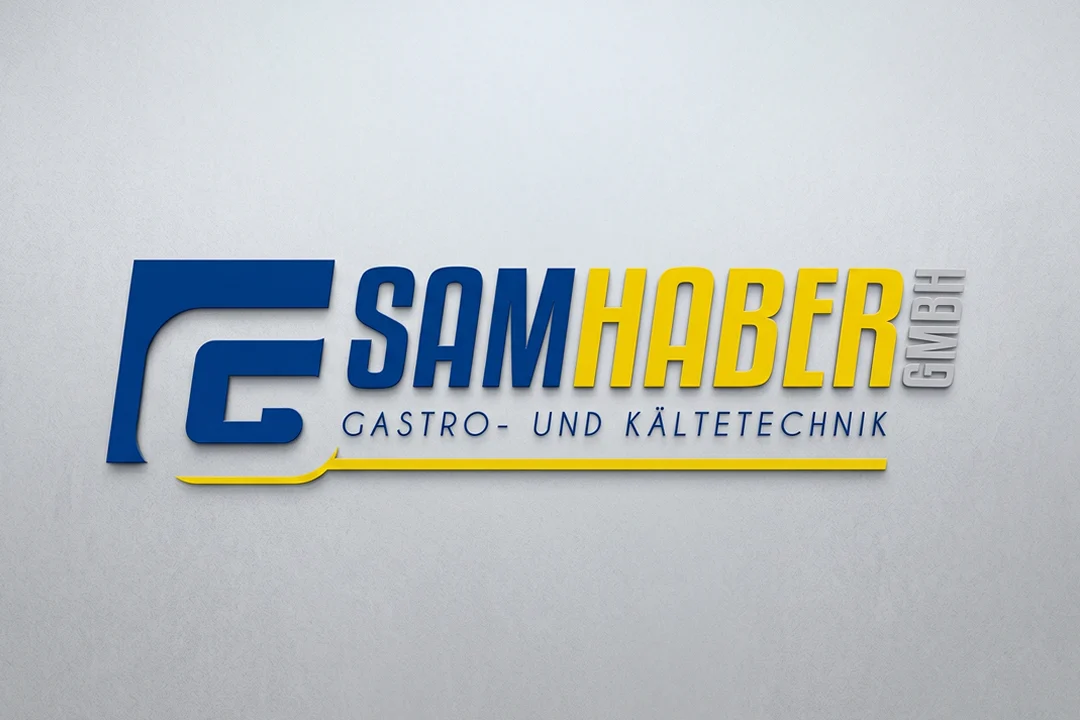 Das neue Unternehmensbranding für Samhaber mit harmonischer Farbgebund und klarer Typhographie