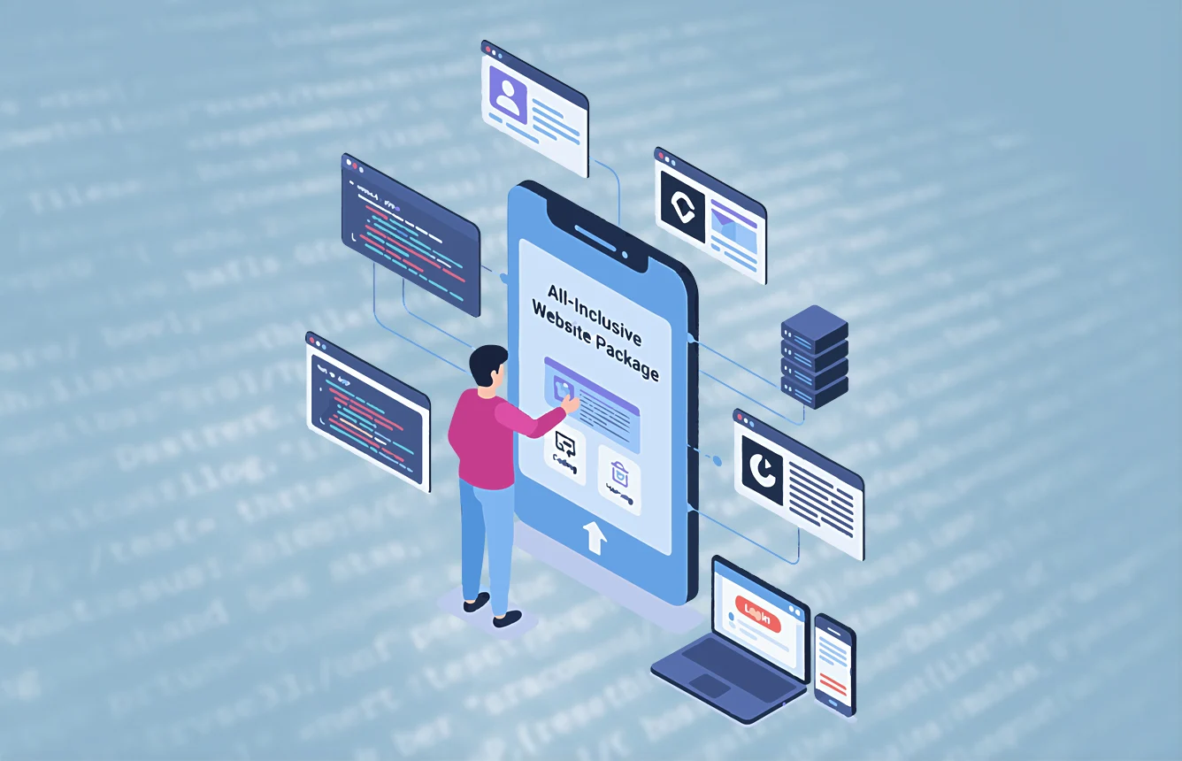 Ganzheitliche Webseitenprogrammierung der Internetagentur infinite inklusive Hosting und Support als digitales Rundum-Sorglos-Paket.