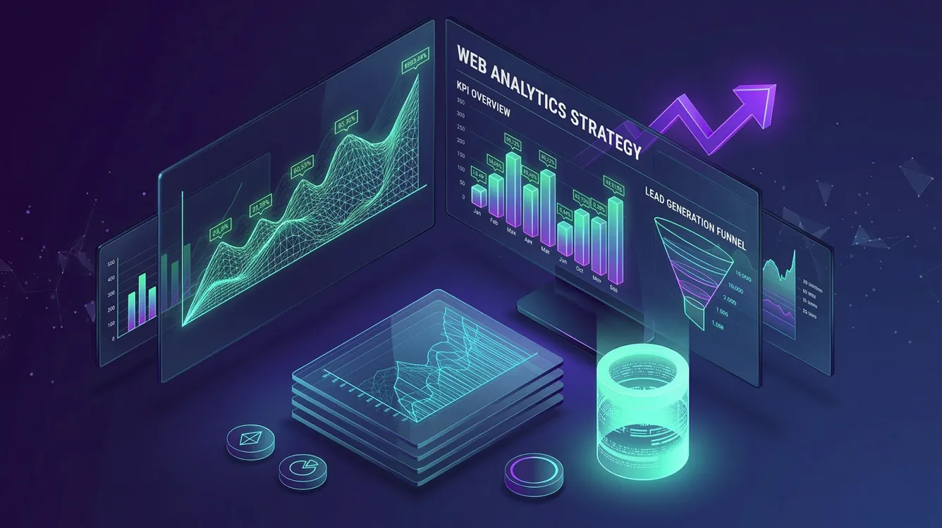Strategische Web-Analytics Analyse von infinite: Erstellung eines Tracking-Blueprints mit Fokus auf KPIs, Leads und messbare Business-Ziele in Österreich.