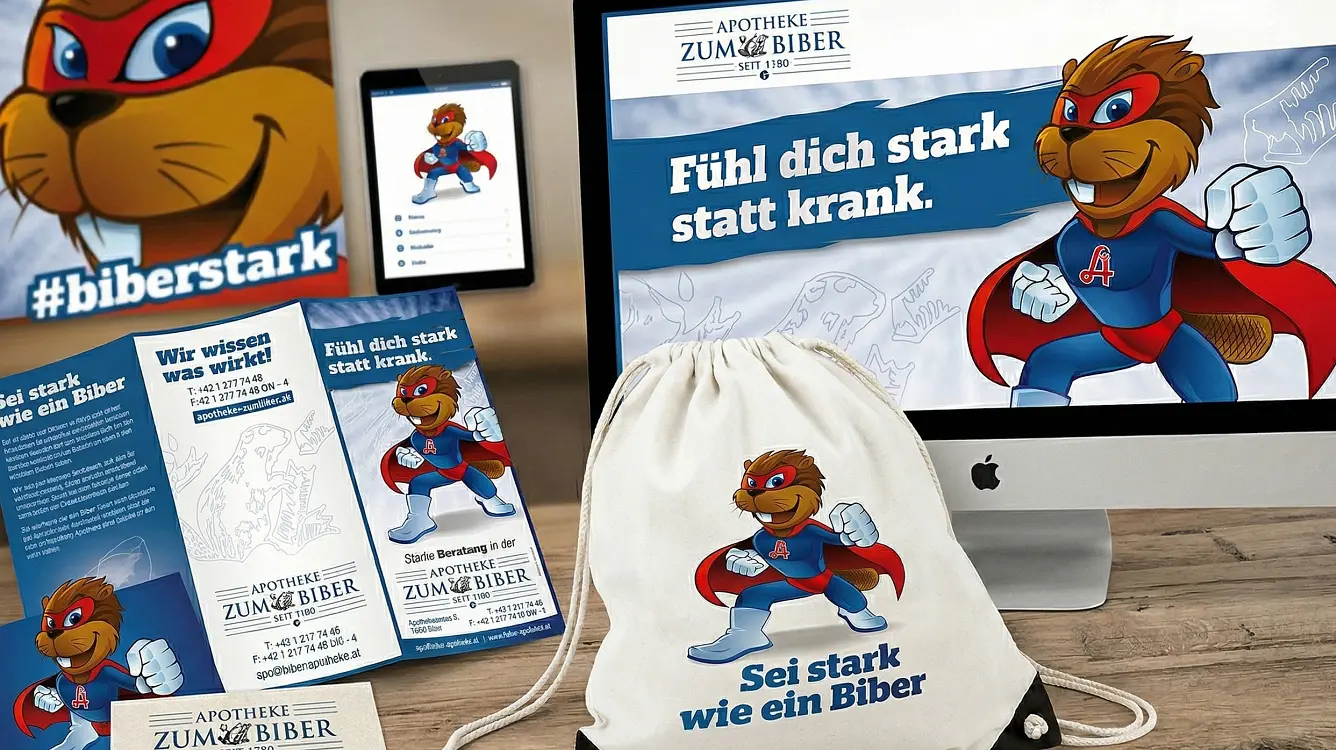 Auffallende Inseratgestaltung mit skalierbaren Design-Frameworks für konsistente Auftritte quer über digitale und analage Media-Assets.