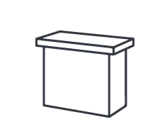 Mobile Pop-Up Theken für die professionelle Kundenberatung.