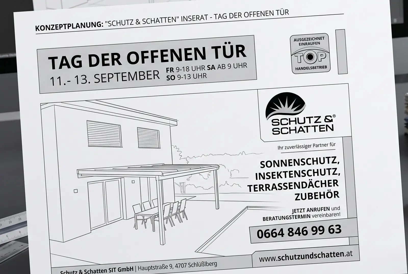 Professional Brand Design für Werbemittel, Media Assets und Inseratgestaltung